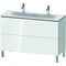 Duravit Waschtischunterbau L-CUBE 704x1220x481mm weiß hochglanz