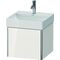 Duravit Waschtischunterbau XSQUARE 397x484x460mm, 1 Auszug weiß hochglanz