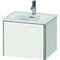 Duravit Waschtischunterbau XSQUARE 397x510x418mm, 1 Auszug weiß seidenmatt