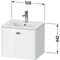 Duravit WT-Unterbau BRIOSO COMPACT 1 Auszug 442x520x419mm weiß matt