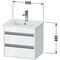 Duravit Waschtischunterbau Ketho Compact 410x500x412mm, 2 Schubkäste weiß matt