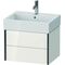Duravit Waschtischunterbau XVIU 397x584x454mm Prof. sw ma weiß hochglanz