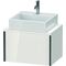 Duravit Konsolenunterschrank XVIU 400x600x478mm Prof. sw ma weiß hochglanz