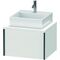 Duravit Konsolenunterschrank XVIU 400x600x548mm Prof. sw matt weiß matt