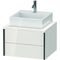 Duravit Konsolenunterschrank XVIU 400x600x548mm Prof. sw ma weiß hochglanz