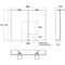 Emco LED-Lichtspiegelschr. FLAT 2 STYLE AP 800x721mm 2-tü m Aufsatzstrahler Alu