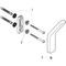 Einzelhaken AXOR UNIVERSAL Wandmontage polished black chrome