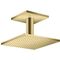 Kopfbrause 250/250 2jet AXOR Deckenmontage brushed brass