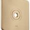 HG Wandplatte Wandmontage brushed bronze