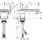 EH-WT-MI 70 AXOR MYEDITION o Pl m PO Ablaufgarnitur brushed nickel