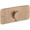 Fertigmontageset AXOR ONE f UP-Thermostat 2 Verbr brushed red gold