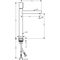 Select-Waschtischmischer AXOR UNO 260 brushed black chrome