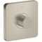 Thermostat SHOWERSELECT SOFT AXOR Highflow, Unterputz brushed nickel