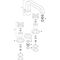 3-Loch-Wannenrandarmatur AXOR CITTERIO DN 15 m Kreuzgr. stainless steel optic