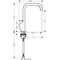 EH-WT-MI 190 AXOR CITTERIO DN 15 o Zugstange stainless steel optic
