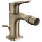 Einhebel-Bidetmischer AXOR CITTERIO M DN 15 m ZAG 1 1/4Zoll brushed nickel