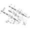 3-Loch Waschtischarmatur AXOR CITTERIO M DN 15 UP m Hebelgr u Ros. m Al 166mm po