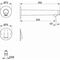 Keuco Elektronik-Waschtischmischer IXMO Wd-mon UP rd AquaVip 225mm schwarz matt