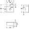 V&B Einbauspüle SUBWAY STYLE 50 S Flat 500x510mm flächenb. Be re m Handbet. eb.