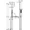 HG Brauseset Pulsify E 1 jet Unica Bsta 90cm EcoSm mattschwarz