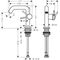HG Einhebel-Waschtischmischer Tecturis S Fine CooStart Ausl 13cm PO mattschwarz