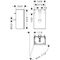 HG Waschtischunterschrank Xevolos E TA li 340x555x245mm Ko mweiß we met