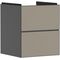 HG Waschtischunterschrank Xevolos E 480x555x475mm Ko sch-gr ma Fr bro Struk