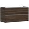 HG Waschtischunterschrank Xelu Q 1180x605x475mm NB dunkel Griff mattweiß