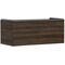 HG Waschtischunterschrank Xelu Q 1180x485x550mm NB dunkel Griff mattweiß