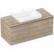 HG Konsole Xelu Q 1180x550mm m Auschnitt mttg eiche natur