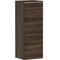 HG Halbhochschrank Xelu Q 1065x400x370mm NB dunkel Griff mattweiß