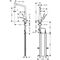 Einhebel-Küchenmischer Metris M71 ComfortZone 320, Eco, 2 jet, sBox chrom