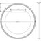 Wandspiegel AXOR Universal Circular mattweiß