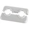 OV Abdeckrosette flach KS Nabenabstand 50mm Lochung 16mm