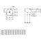 V&B Unterbauwaschtisch LOOP & FRIENDS m ÜL rund d= 330mm stone white C+