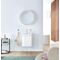 Duravit Waschtischset HAPPY D.2 PLUS 400x360mm ein Hahnloch weiß hochglanz