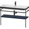 Duravit Waschtischset HAPPY D.2 PLUS 1175x490mm ohne Hahnloch weiß seidenmatt