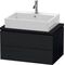 Duravit Waschtischunterbau L-CUBE 720x477mm 2 Schubk we ma ES Ahorn mitte