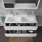 Duravit Waschtischunterbau L-CUBE 1290x481mm 2 Schubk we ma ES Ahorn mitte