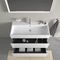 Duravit Waschtischunterbau L-CUBE 984x459mm 2 Schubk we hgl ES NB mitte