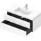 Duravit Waschtischset L-CUBE 1000x480mm 2 Schubk 1 HL we ma ES NB Mi.