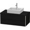Duravit Waschtischunterbau XSQUARE 1000x400x548mm 2 Schubk we hgl ES Ah Mi.