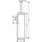 Toilettenbürstenhalter Axor Uni Circular Wandmontage polished black chrome