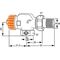 Heimeier Th-Untert. Eclipse Axialform DN 10 - VPE: 20