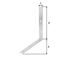 Balkenwinkel L180x180mm B.20mm schmal STA roh galv.verz.d.pass.GAH - VPE: 10