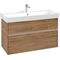 V&B Waschtischunterschrank COLLARO 954x546x444mm m LED-B. Kansas Oak