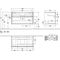 V&B Waschtischunterschrank COLLARO 100x54,8x50cm WT mttg m LED-B. glos. gr