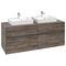 V&B Waschtischunterschrank COLLARO 1400x548x500mm Stone Oak