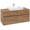 V&B Waschtischunterschrank COLLARO 120x54,8x50cm WT mttg Kansas Oak