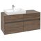 V&B Waschtischunterschrank COLLARO 120x54,8x50cm WT li Arizona Oak